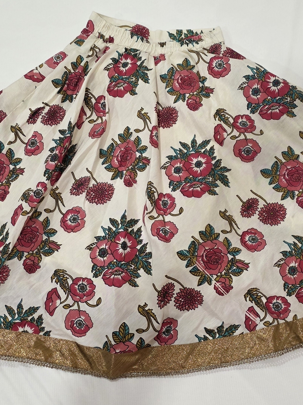 Toddler Girl skirt Floral Lehenga